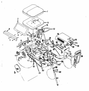 Page B Diagram and Parts List for 91799500  Craftsman Lawn Tractor