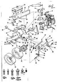 Part Location Diagram of 5931H Craftsman Muffl Strap