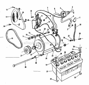 Part Location Diagram of 6041H Craftsman Spacer
