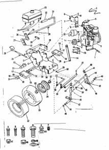 Page A Diagram and Parts List for 91799520  Craftsman Lawn Tractor