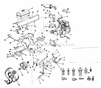 Page A Diagram and Parts List for 91799820  Craftsman Lawn Tractor