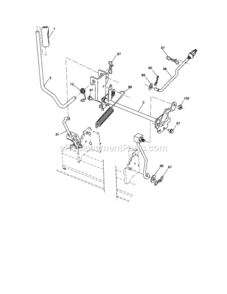 Page I Diagram and Parts List for 917T287121  Craftsman Lawn Tractor