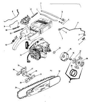 Part Location Diagram of 632A1A Craftsman Engine