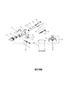 Part Location Diagram of TUG-1030 DeWALT GASKET