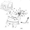 Air Compressor Diagram and Parts List for 919152040  Craftsman Compressor