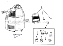 Part Location Diagram of Z-D30180 DeWALT BUMPER RUBBER FT .75