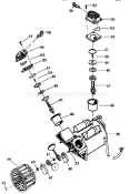 Compressor Pump Diagram and Parts List for 919152812  Craftsman Compressor