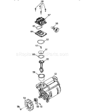 Compressor Pump Diagram and Parts List for 919152912  Craftsman Compressor