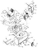 Unit Parts Diagram and Parts List for 919152920  Craftsman Compressor