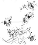 Unit Parts Diagram and Parts List for 919152931  Craftsman Compressor