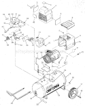 Part Location Diagram of CAC-334 Craftsman Cntrl Cvr