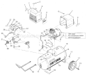 Air Compressor Diagram and Parts List for 919153110  Craftsman Compressor