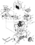 Unit Parts Diagram and Parts List for 919153132  Craftsman Compressor