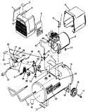 Page A Diagram and Parts List for 919153312  Craftsman Compressor