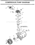 Part Location Diagram of DAC-140 DeWALT VALVE FLOW