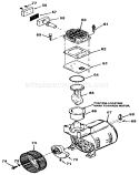 Page B Diagram and Parts List for 919153532  Craftsman Compressor