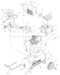 Page A Diagram and Parts List for 919154030  Craftsman Compressor