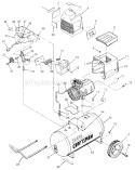 Page A Diagram and Parts List for 919154130  Craftsman Compressor