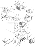 Page A Diagram and Parts List for 919154320  Craftsman Compressor