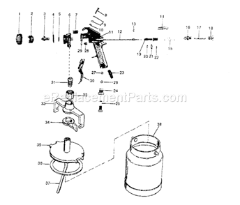 Part Location Diagram of SG5-0040 DeWALT GASKET