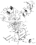 Page A Diagram and Parts List for 919155611  Craftsman Compressor
