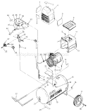 Page A Diagram and Parts List for 919155730  Craftsman Compressor