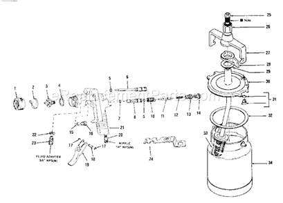 Page A Diagram and Parts List for 919156350  Craftsman Paint Sprayer