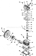 Page C Diagram and Parts List for 919156650  Craftsman Compressor