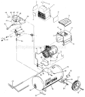 Page A Diagram and Parts List for 919156830  Craftsman Compressor