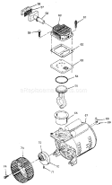 Page B Diagram and Parts List for 919156830  Craftsman Compressor