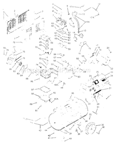Page A Diagram and Parts List for 919156881  Craftsman Compressor