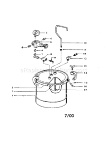 Page A Diagram and Parts List for 919161020  Craftsman Paint Sprayer