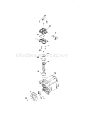 Compressor Pump Diagram and Parts List for 919164180  Craftsman Compressor