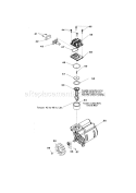 Compressor Pump Diagram Diagram and Parts List for 919164450  Craftsman Compressor