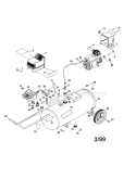 Air Compressor Diagram Diagram and Parts List for 919165030  Craftsman Compressor