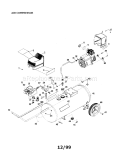 Air Compressor Diagram and Parts List for 919165050  Craftsman Compressor
