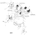 Page A Diagram and Parts List for 919165140  Craftsman Compressor