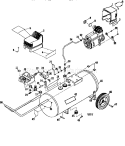 Air Compressor Diagram and Parts List for 919165300  Craftsman Compressor