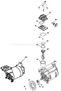 Compressor Pump Diagram and Parts List for 919165300  Craftsman Compressor