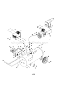 Air Compressor Diagram and Parts List for 919165310  Craftsman Compressor
