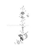 Compressor Pump Diagram and Parts List for 919165310  Craftsman Compressor