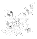 Compressor Diagram and Parts List for 919165500  Craftsman Compressor