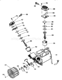 Compressor Pump Diagram and Parts List for 919166330  Craftsman Compressor