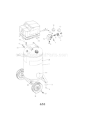 Air Compressor Assembly Diagram and Parts List for 919166441  Craftsman Compressor