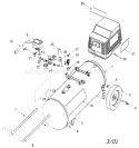 Cabinet Parts Diagram and Parts List for 919167160  Craftsman Compressor