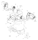 Compressor Diagram and Parts List for 919167310  Craftsman Compressor