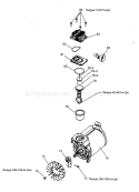 Motor Assy Diagram and Parts List for 919167341  Craftsman Compressor