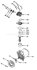 Part Location Diagram of Z-D21681 Craftsman Motor