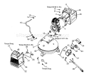 Compressor Diagram and Parts List for 919167362  Craftsman Compressor