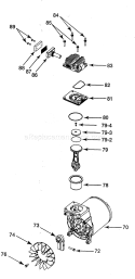 Part Location Diagram of D27642 Craftsman Motor